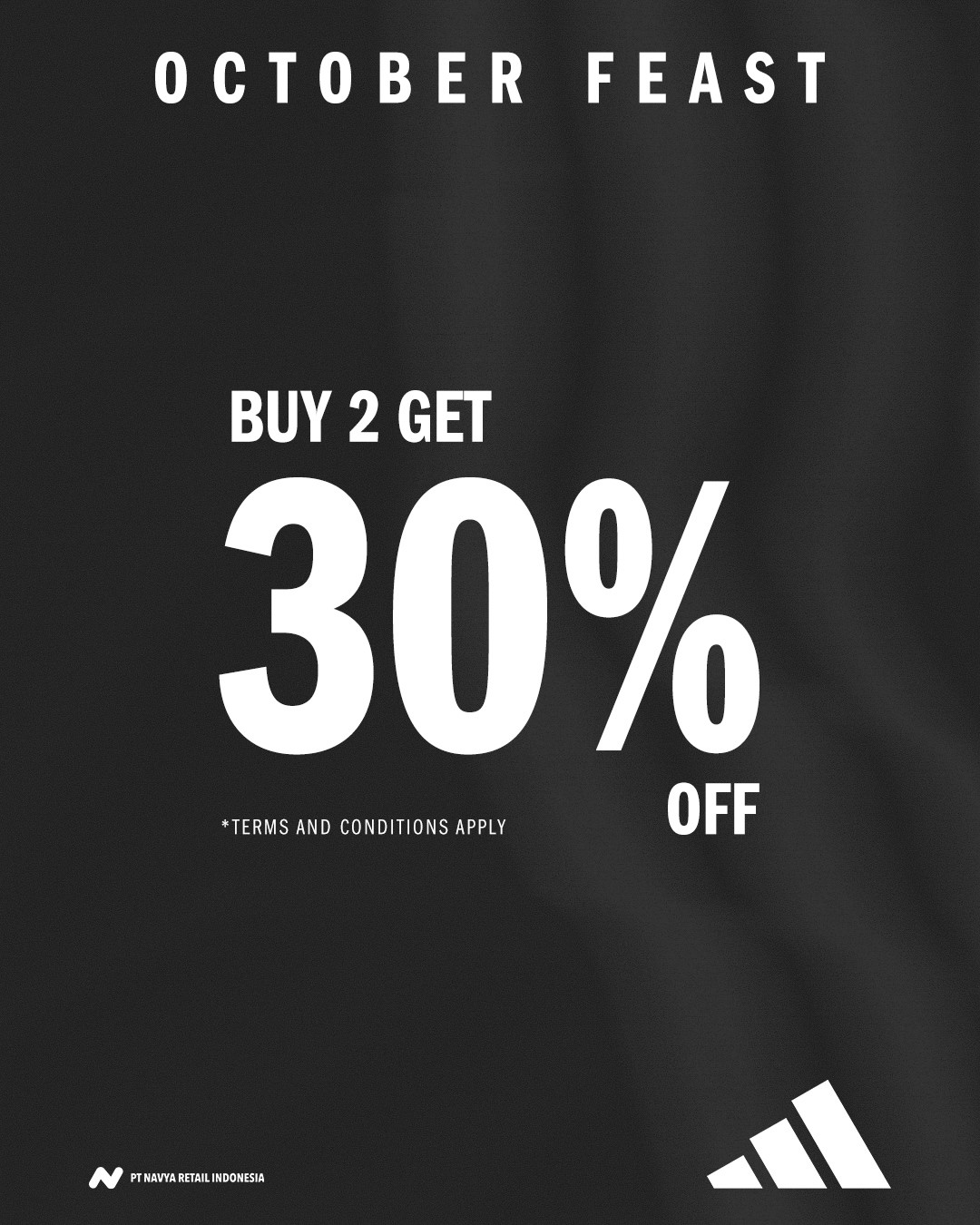 Promo Adidas October Feast Beli 2 Diskon 30% - Image 2