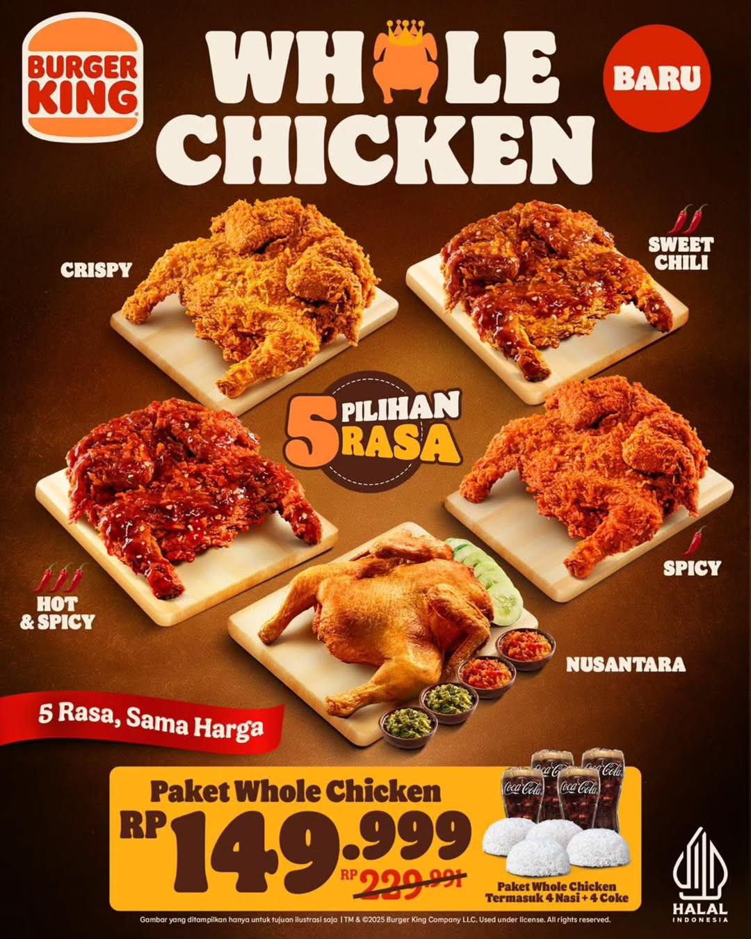 Promo Burger King Whole Chicken Rp 149.999 - Image 1
