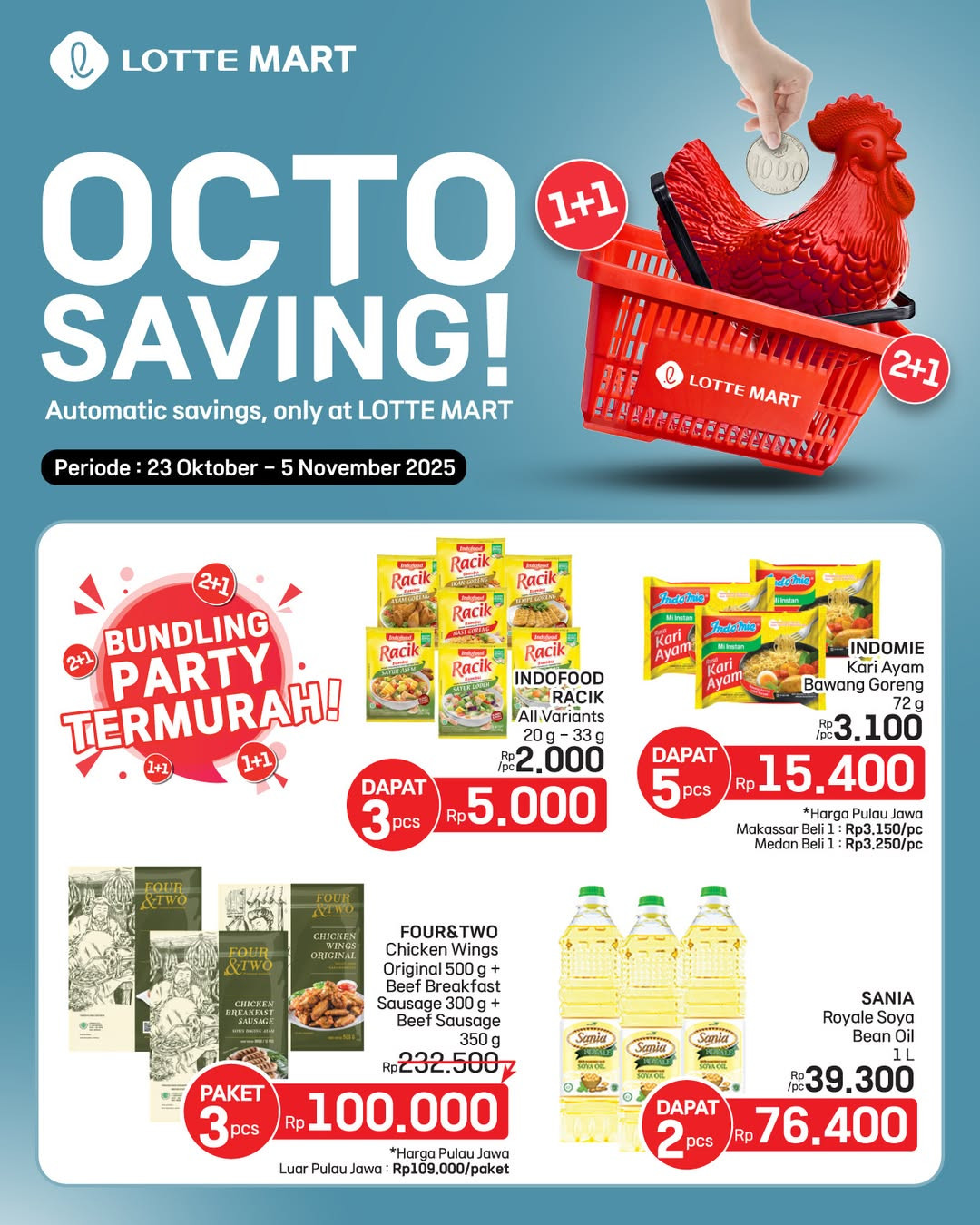Promo Lottemart OctoSaving 23 Oktober - 5 November 2025 - Image 1